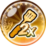 2x Gold Spatulas